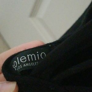 Solemio Dresses - Black Mini Dress Solemio Dresses - Black Mini Dress